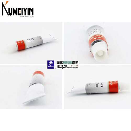 New 12 Colors Professional Glass Acrylic Paints color Hand