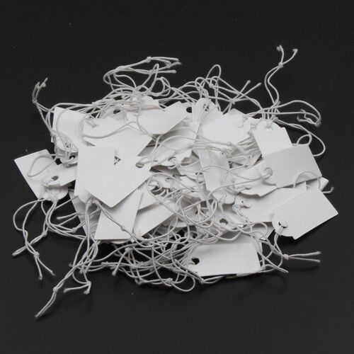 Wholesale 100pcs/lot nd Rectangular Paper Price Tag White Bl