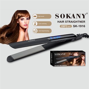 Hair Straightener Flat Iron UK Plug 外贸直发器拉直美发夹板