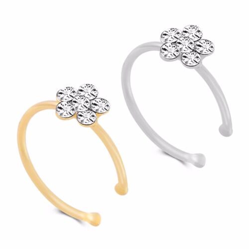 2019 Nose stud Round Simple ear nose ring Circle 鼻环鼻钉