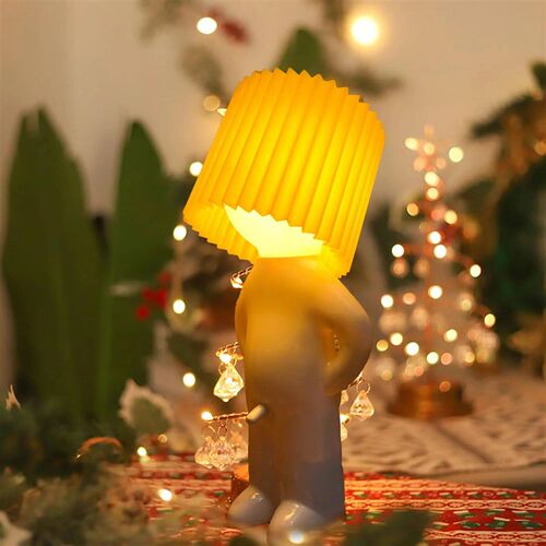 Creative Table Small Book Lights Little Naughty Boy Night Li