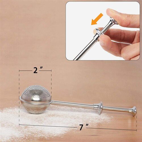 Flour Duster for Baking Powdered Sugar Shaker Duster