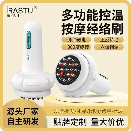 Multifunctional Meridian Brush Electric Head Massage Dredgin