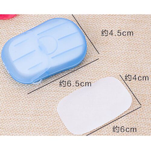 20PCS Portable Soap Paper Disposable Soap Paper Flakes Washi
