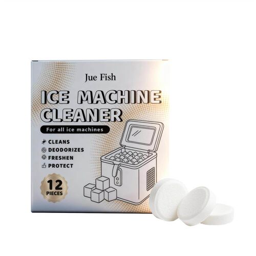 JUE FISH Ice Maker Descaling and Cleaning Tablets - Gentle H