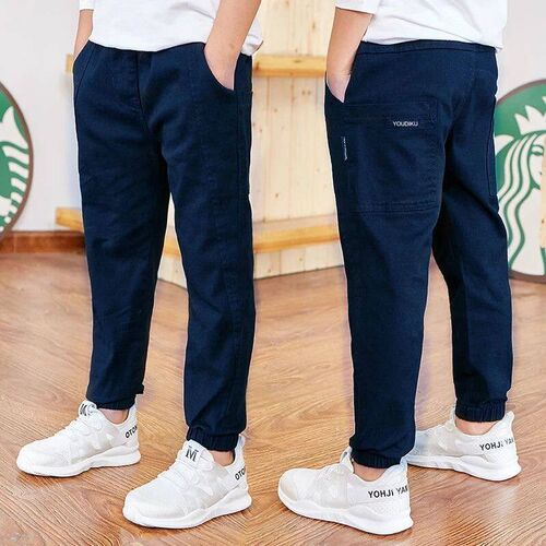 Spring Autumn Cotton Boys Pants Children Trousers Casual Kid