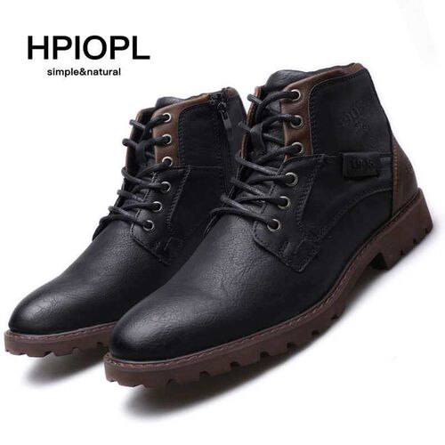 3998 Martin Boots Mens Boots Large Size Zipper Short Boots
