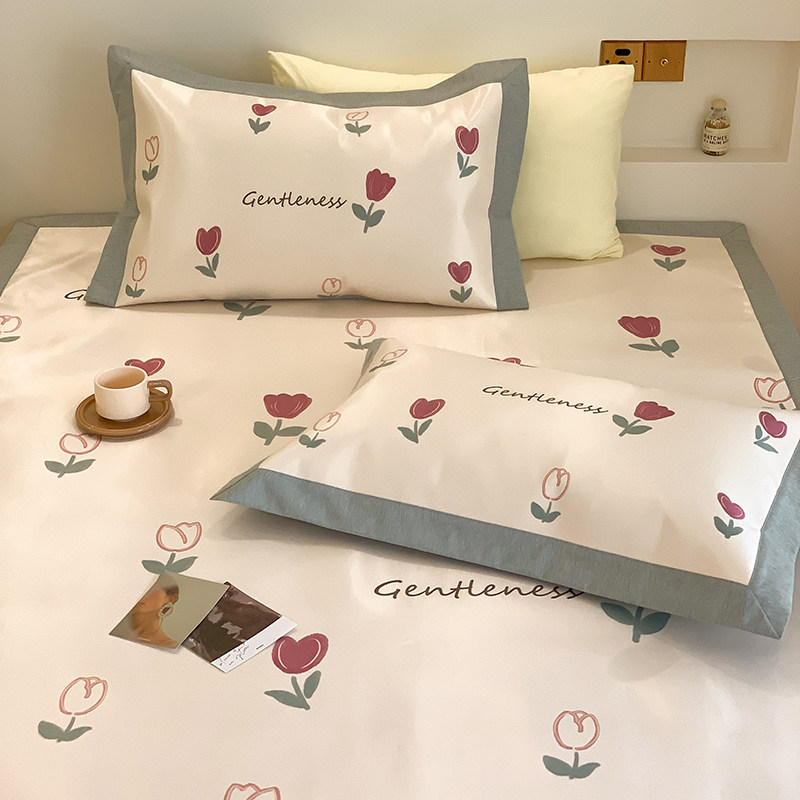 小清新夏季冰丝凉席三件可水洗数码印花1.5米单人空调软席1.8,床上用品,冰丝席,淘宝优惠券,粉丝福利购,淘宝优惠卷