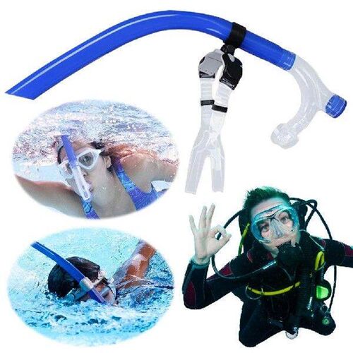 Swim Training Snorkel Silicone Swimming Front-Breathing