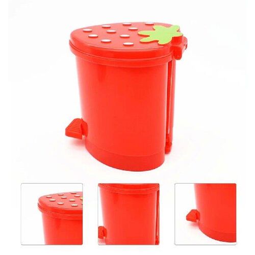 Can Desktop Trash Storage Bins with Lids Paper Waste