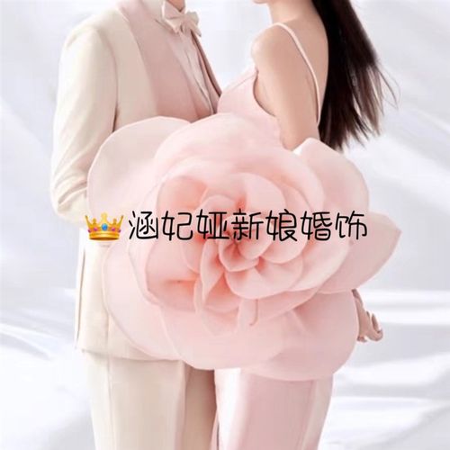 涵妃娅纯手工花朵配饰婚纱礼服摄影拍写真闺蜜旅拍造型轻法氛围感