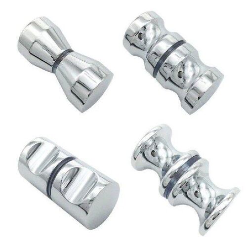 3cm Single Hole Round Sliding Glass Door Handle Aluminum