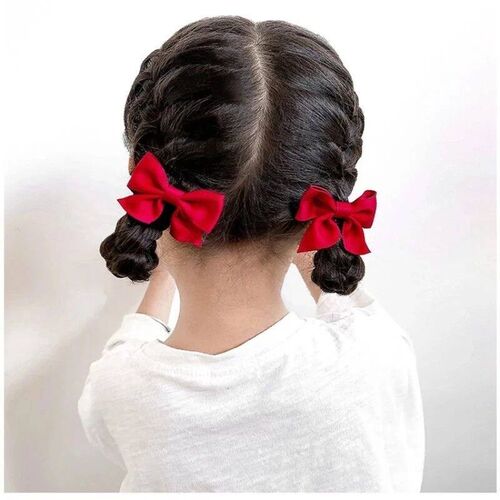 2 Piece Bow Hair Clip Elegant Flower Hair Clips For Kids Lad