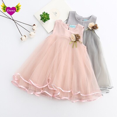 Baby Girls Birthday Party Tutu Dress Summer Clothes For Kids