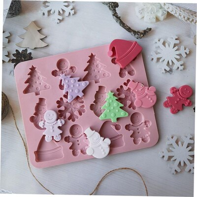 Cake Silicone Mold Christmas Chocolate Mould Decoration Mold