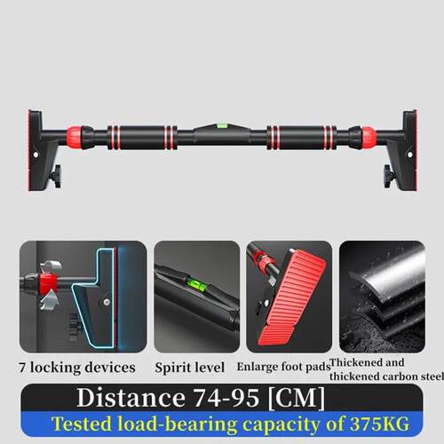Fixed Horizontal Bar, Home Gym, Pull-up Bar, Adjustable Widt