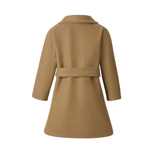 Childrens trench coat girls 2024 new autumn and winter clot