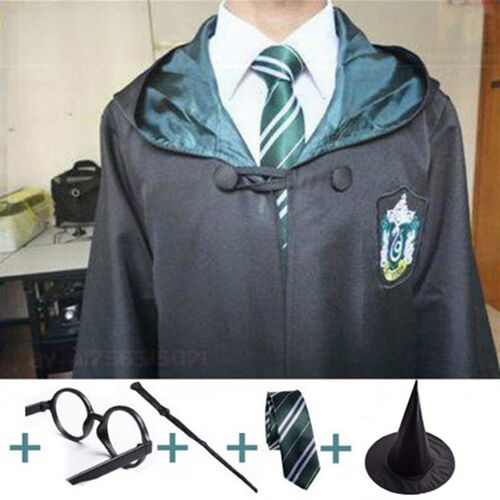Unisex Kids Adult Magic School Uniform Granger Robe Cloak Dr