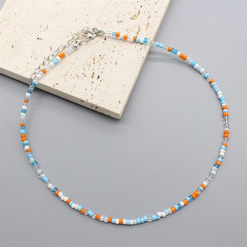 Simple Seed Beads Choker  Women Korean Fashion Charm Colorfu