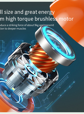 LCD Display Massage Gun Portable Electric Massager For Body