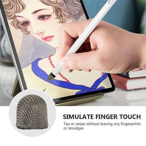 20 Pcs Capacitive Pen Tip Stylus Cloth Pencils Pens