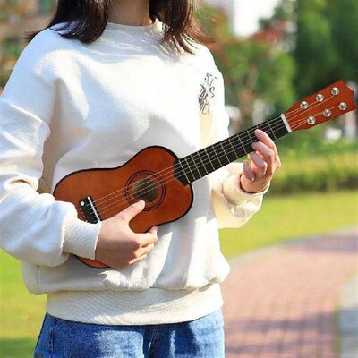 21 inch Basswood Ukulele 6 Strings Small Acoustic Guitar