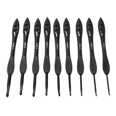 Crochet Hooks Set Prevent Deformation Ergonomic Design Reduc