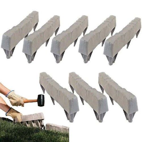 Faux Landscape Edging 8X Flower Bed Border Edging Easy