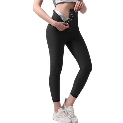 Body Shaper Sauna Suits Sweat Slimming Pants Waist Trainer L