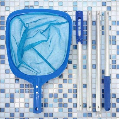 Pool Skimmer Net Pool Landing Net with Telescopic Rod Pool