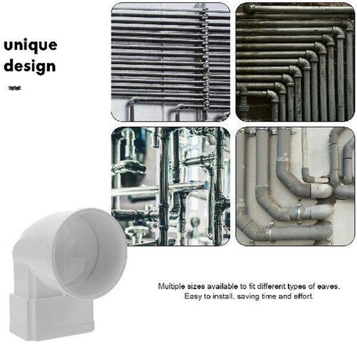 Tripod Drain Pipe Easel Gutter Fitting Holder White Plastic