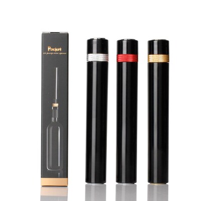 1PCS Air Pump Red Wine Bottle Opener Quick Corkscrew Safe Co