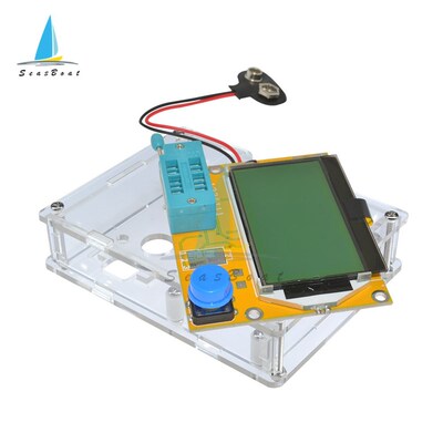 Mega328 M328 LCR-T4 128x46 LCD Digital Transistor Tester Met