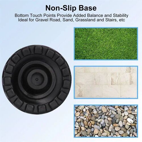 16-22mm antiskid walking stick crutch cane bottom pads ver p