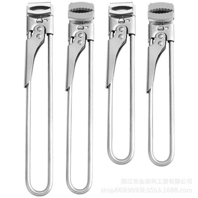 Stainless steel linear can opener adjustable can opener
