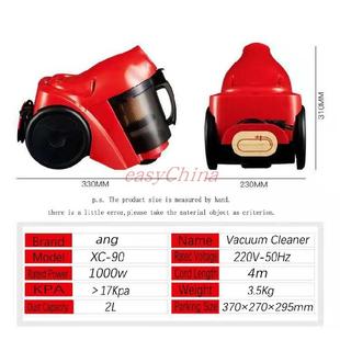 vacuum cleaner dust suction aspirator  1000w 2L capacity