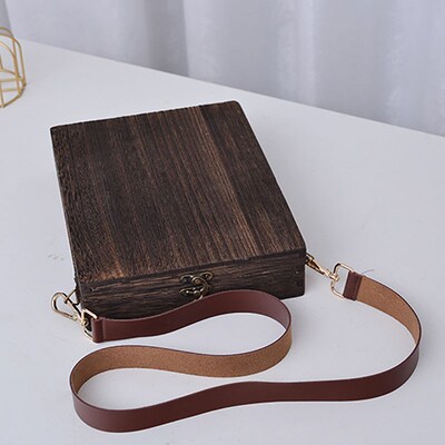 Writers Messenger Wood Box作家信使木盒 木质公文背包 中式挎包