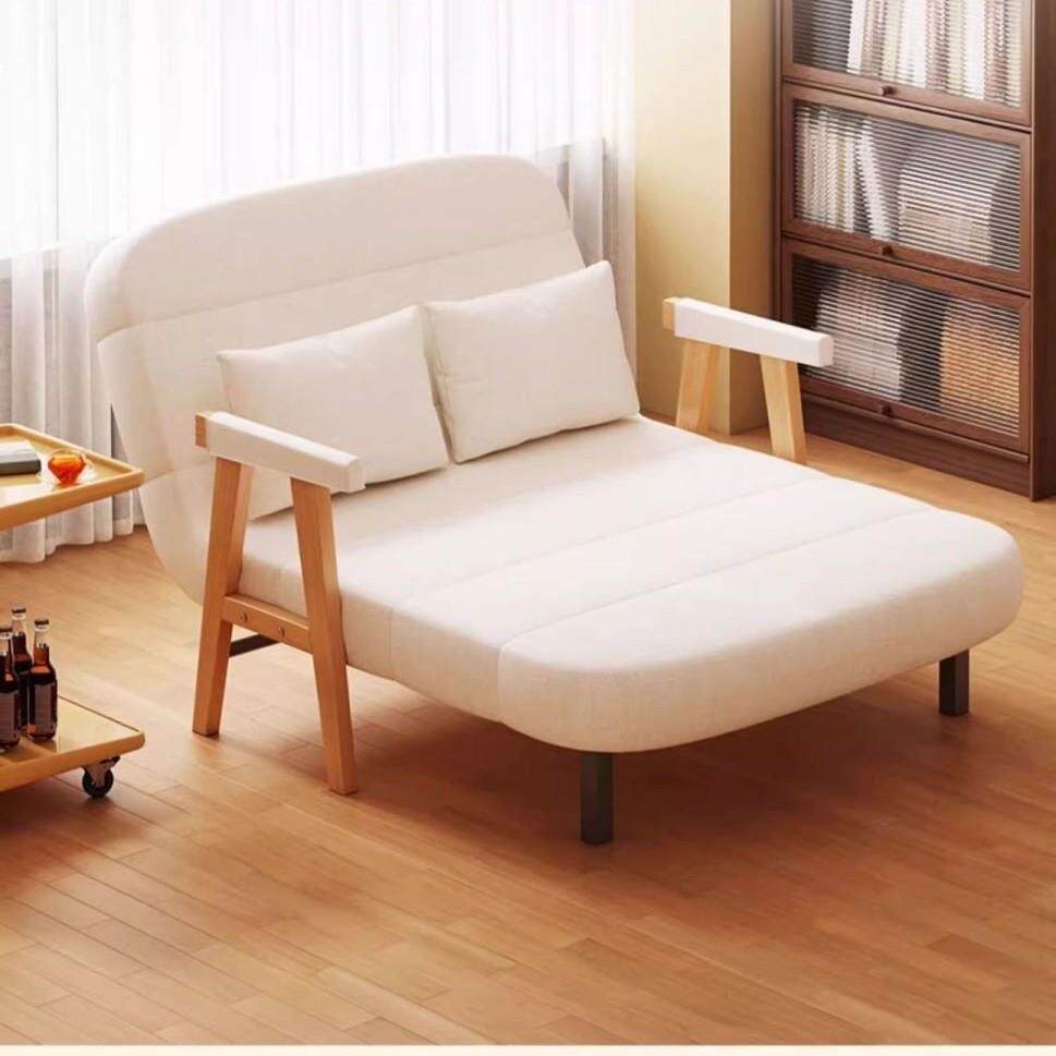 沙发床折叠两用不占地方2026新款实木多功能家用客厅小户型留宿床