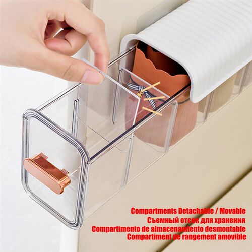 New Wall-mounted Underwear Sock Storage Box Closet Bra Garme