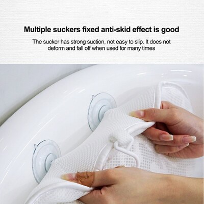 3D Mesh Spa Non-Slip Cushion Bath Tub Spa Pillow Bathtub Hea