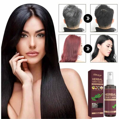 Herbal Black Hair Liquid Polygonum Multiflorum Herb Essence