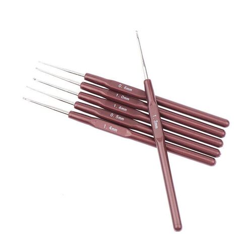 Superfine Crochet Hook 0.5-2.5MM Micro Hook Needles For Wig