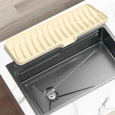 Silicone Faucet Mat for Kitchen Sink Silicone Drip Mat