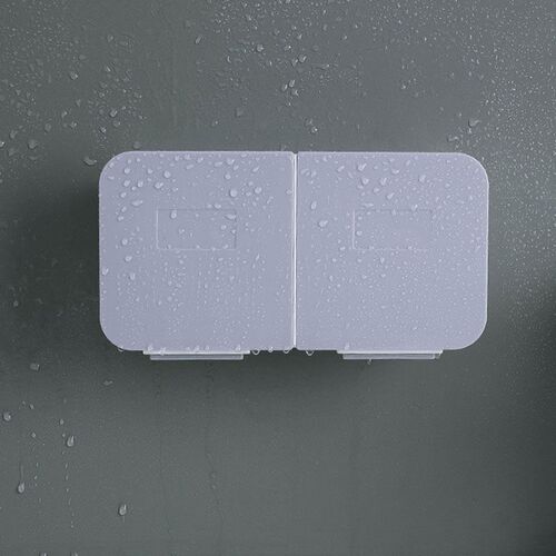 Bathroom Organizer Cotton Pads Storage Plastic Swab Holder W
