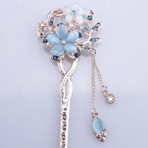 Vintage Chinese Traditional Flower Hairpin Classic Hair  Ele