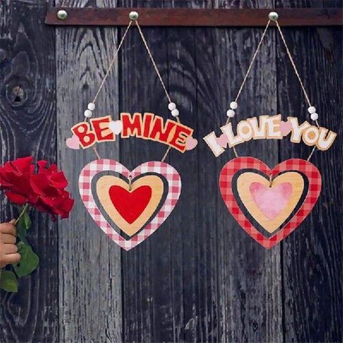 Love Front Door Sign BE MINE Welcome Sign Wall Decor 2X
