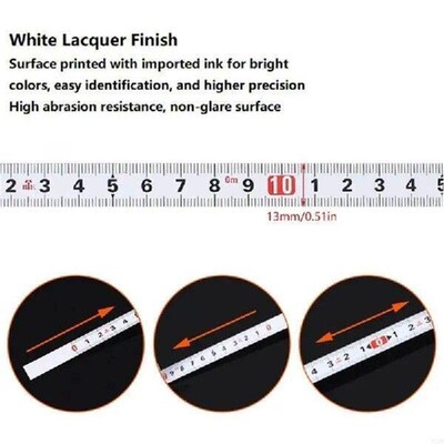 1m/2m Soft Tape Measure Backed Adhesive Flexible Tape
