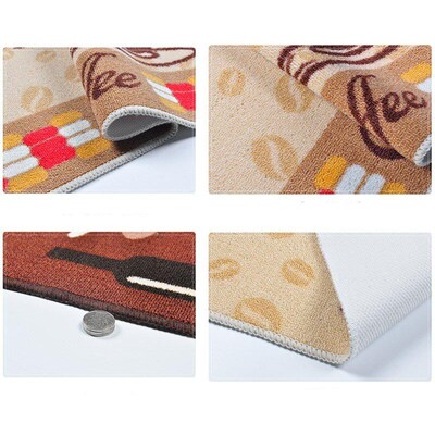 Polyester Anti-Slip Bath Mats Area Rugs  Kitchen Living Room