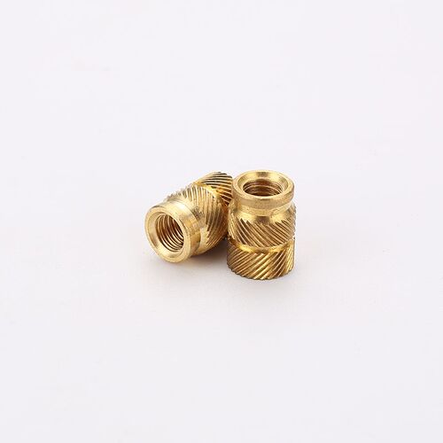Brass Hot Melt Inset Nuts Heating Molding Copper Thread Inse