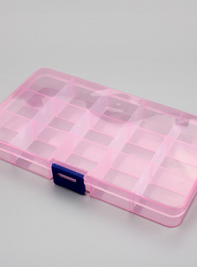 1pcs Plastic 6/815 Storage boxes Slots Adjustable packaging